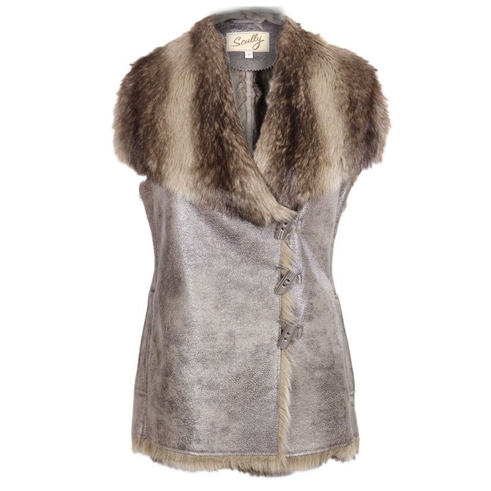 Scully Women's Faux Fur/Suede Vest